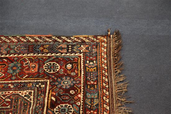 A Kazak rug, 6ft 5in by 4ft 7in.